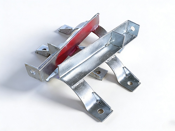 Double Arm Pole Clamp – Product Overview The Double Arm Pole Clamp is a heavy-duty fastening component designed for securely mounting and supporting double cross-arm structures on utility poles in overhead power transmission and distribut